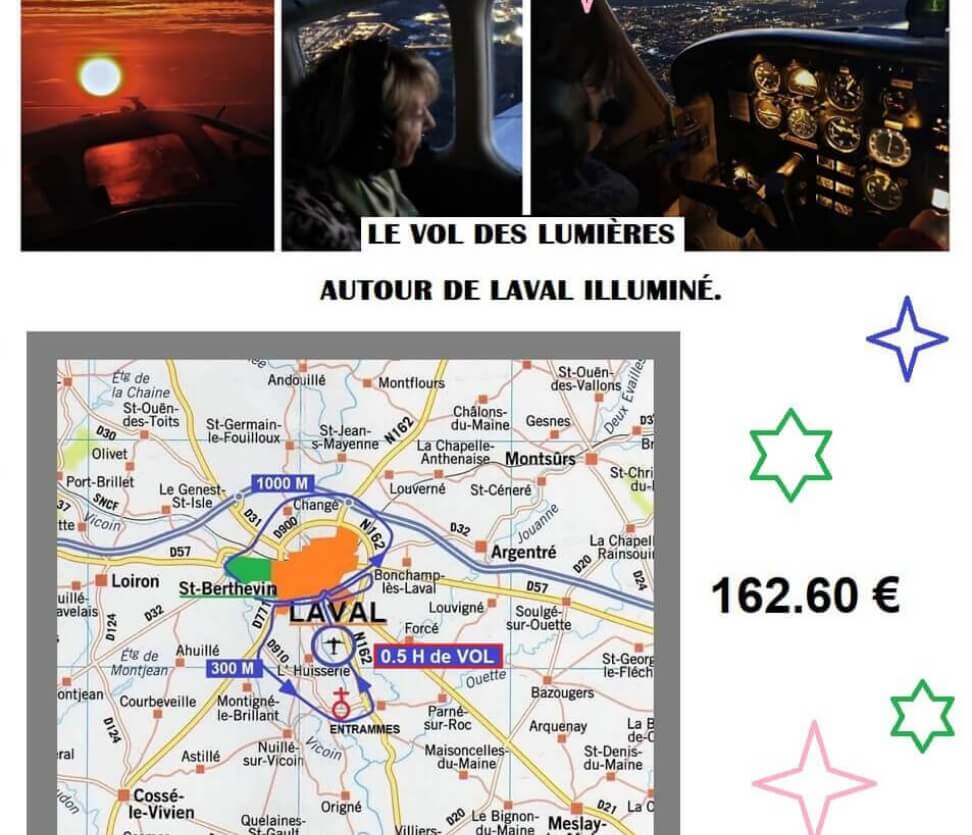 Aerotom Services Ecole De Pilotage Laval Le Vol Des Lumieres