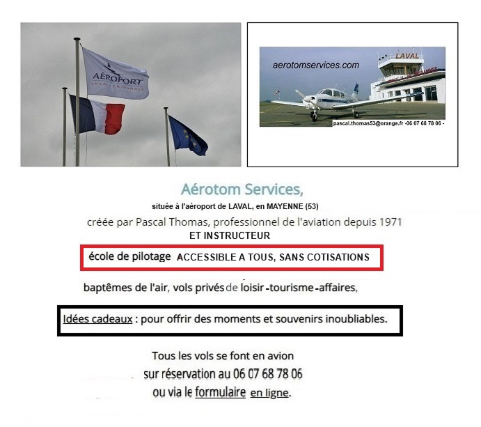 Aerotom Services Ecole De Pilotage Laval 12 PRESENTATION SITUATION 1